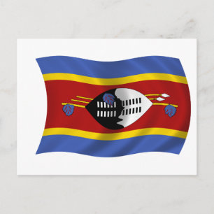Flag of Swaziland Postcard