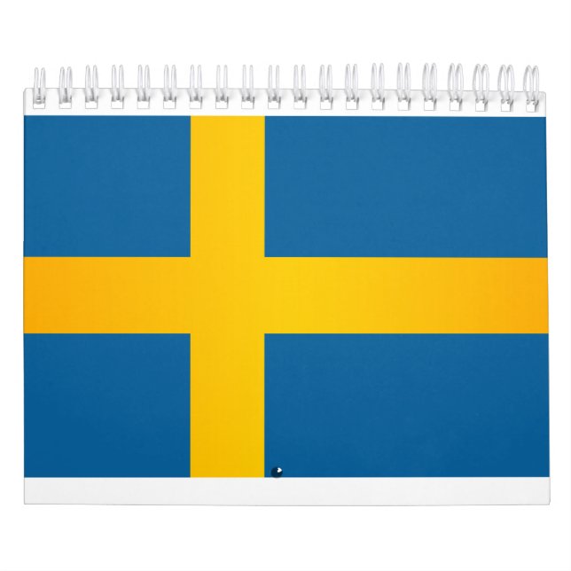 Flag of Sweden Calendar (Cover)