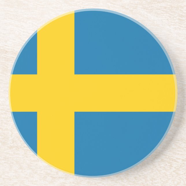 Flag of Sweden Coaster (Front)