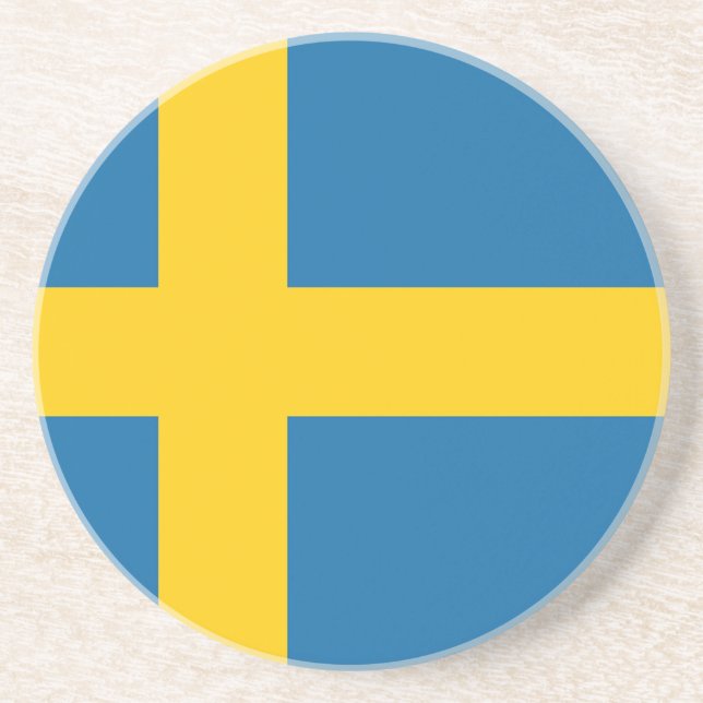 Flag of Sweden Coaster (Front)