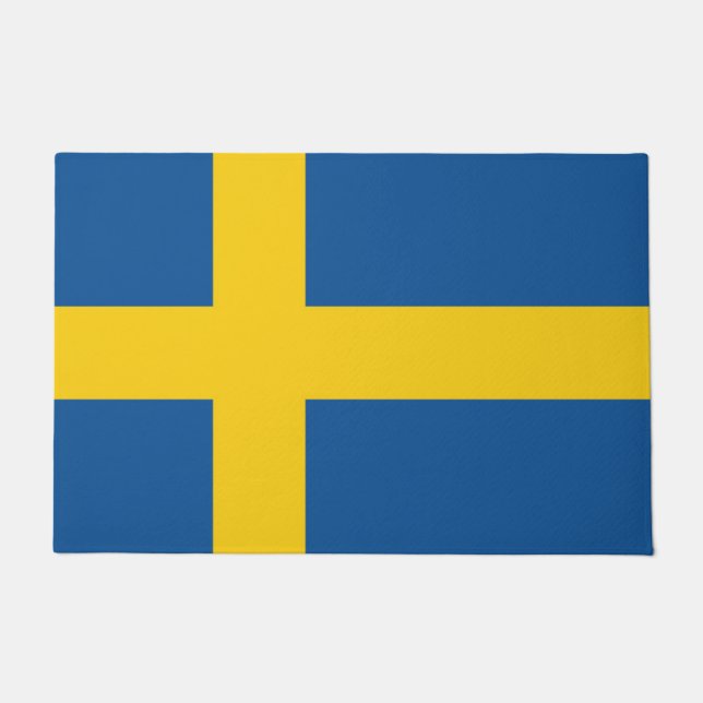 Flag of Sweden Doormat (Front)