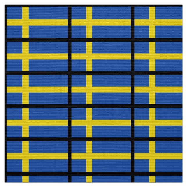 Flag of Sweden Fabric (Swatch)