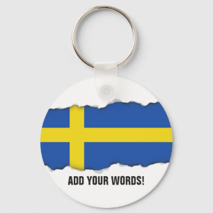 Flag of Sweden Keychain