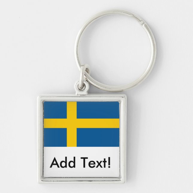 Flag of Sweden Keychain (Front)