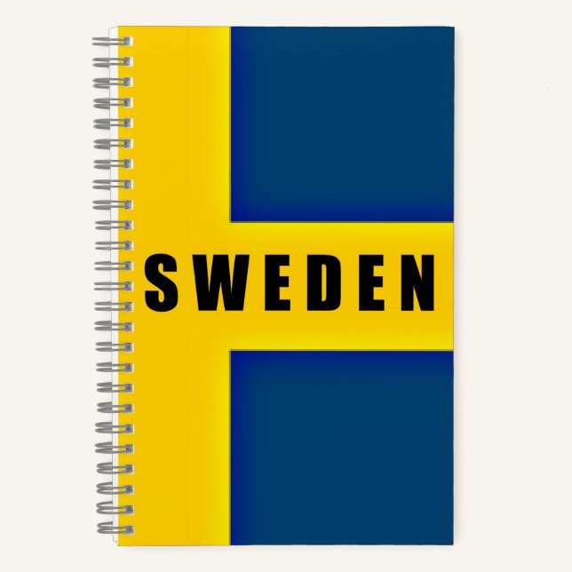 Flag of Sweden Notebook (Front)