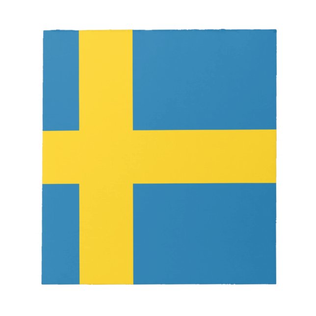 Flag of Sweden Notepad (Front)