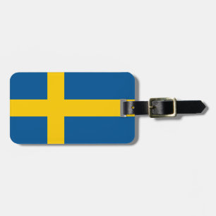 Flag of Sweden Personalized Luggage Tag