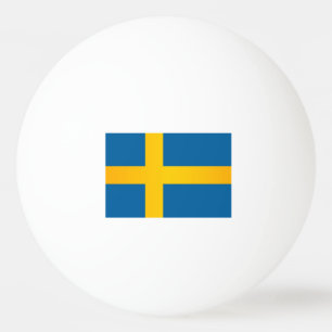 Flag of Sweden Ping Pong Ball