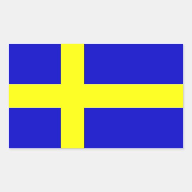 Flag of Sweden Sticker (Front)