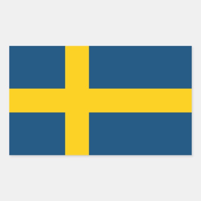 Flag of Sweden Sticker (Front)