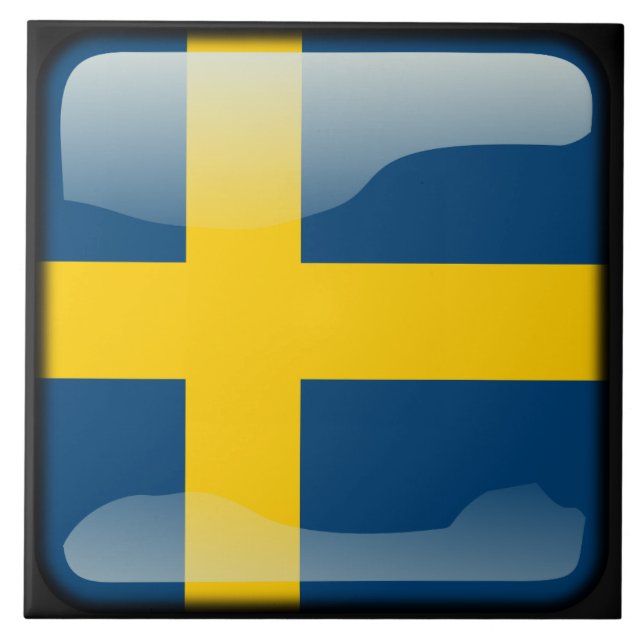 Flag of Sweden Tile (Front)