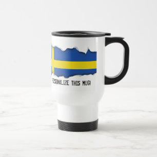 Flag of Sweden Travel Mug