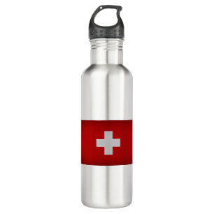Flag of Switzerland 710 Ml Water Bottle
