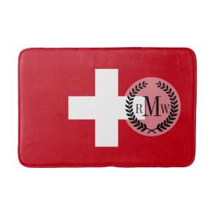 Flag of Switzerland Bath Mat