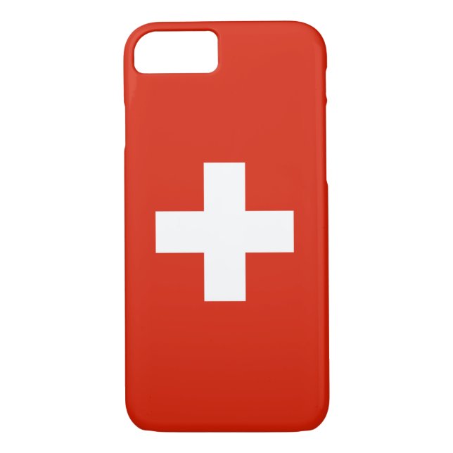 Flag of Switzerland Case-Mate iPhone Case (Back)