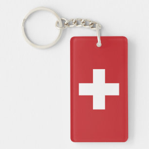 Flag of Switzerland Keychain