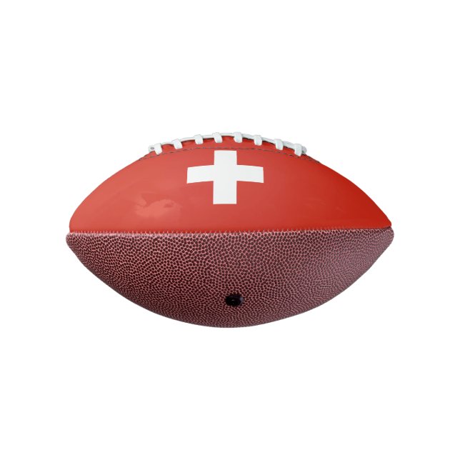Flag of Switzerland Mini Football (Rotated 270)