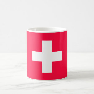 Flag of Switzerland modified - Switzerland - Suiss Coffee Mug