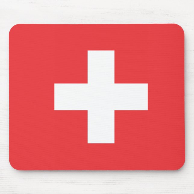 Flag of Switzerland Mouse Pad (Front)