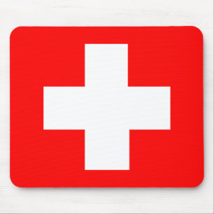 Flag of Switzerland Mouse Pad