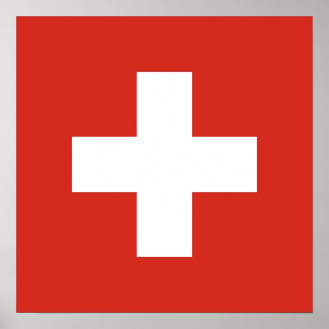 Flag of Switzerland Poster (Front)