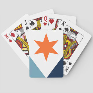 Flag of Syracuse, New York Playing Cards