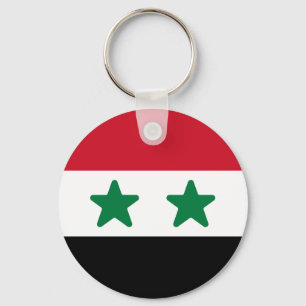 Flag of Syria Keychain