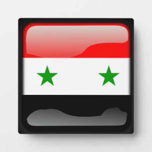 Flag of Syria Plaque