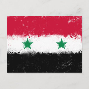 Flag of Syria Postcard