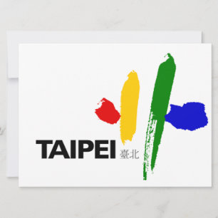 Flag of Taipei City (Taiwan) Card