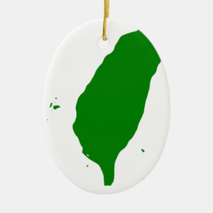 Flag of Taiwan - 世界台灣人大會旗，也稱 Ceramic Ornament