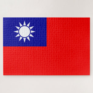Flag of Taiwan Jigsaw Puzzle