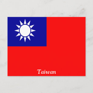 Flag of Taiwan Postcard