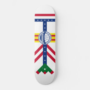 Flag of Tampa, Florida Skateboard