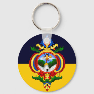 Flag of Tegucigalpa, Honduras Keychain