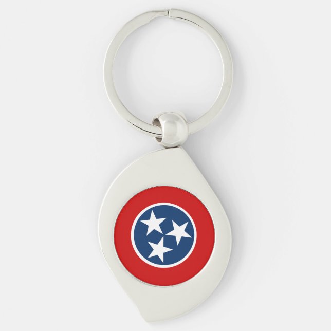 Flag of Tennessee Keychain (Front)