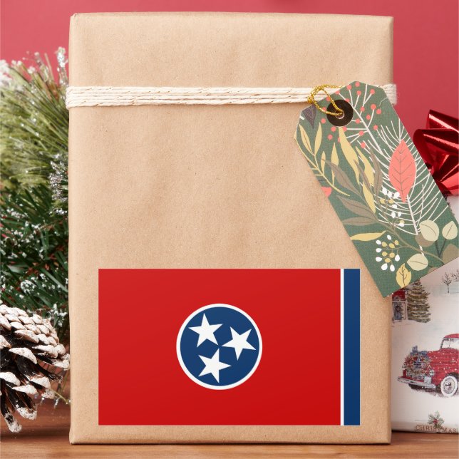 Flag of Tennessee Sticker (Holiday)