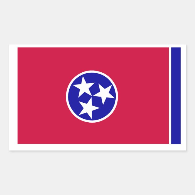 Flag of Tennessee Sticker (Front)