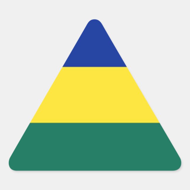Flag of Terschelling Triangle Sticker (Front)
