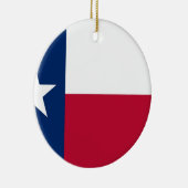 Flag of Texas Ceramic Ornament (Right)