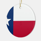 Flag of Texas Ceramic Ornament (Left)