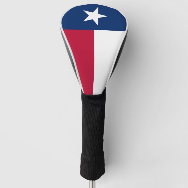 Flag of Texas Lone Star State Golf Head Cover (Front)
