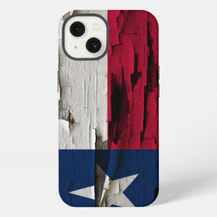 Flag of Texas Paint Peel Look iPhone 13 Case