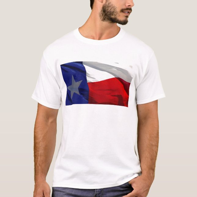 Flag of Texas Pop Art T-Shirt (Front)