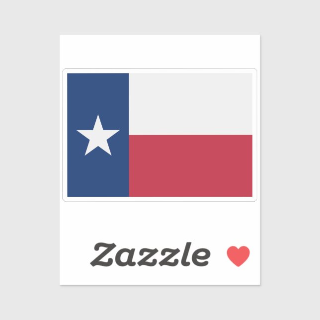 Flag of Texas Sticker (Sheet)