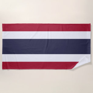 Flag of Thailand Beach Towel