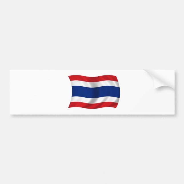 Flag of Thailand Bumper Sticker (Front)