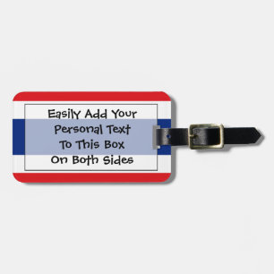 Flag of Thailand Easy ID Personal Luggage Tag