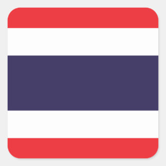 Flag of Thailand Square Sticker