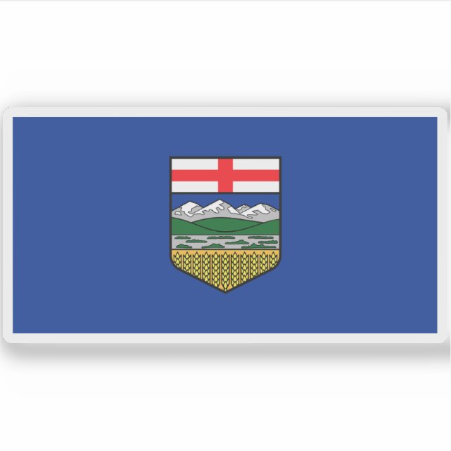 Flag of the Alberta province, Canada (Front)